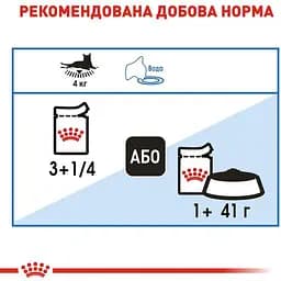 Вологий корм для дорослих котів схильних до надмірної ваги Royal Canin Ultra Light шматочки в соусі 1.02 кг (12 шт. х 85 г) - мініатюра 6
