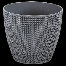 Горшок для цветов Serinova Sumela, 0.5 л, антрацитовый (SML1-Antrasit)