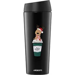 Термокухоль Ardesto Coffee Time Christmas Reindeer 450 мл (AR2645RN)