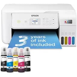 БФП струменевий кольоровий A4 Epson L3286, білий, WiFi, 5760х1440 dpi, до 33/15 стор/хв, РК екран 3.7 см, USB, вбудоване СБПЧ,