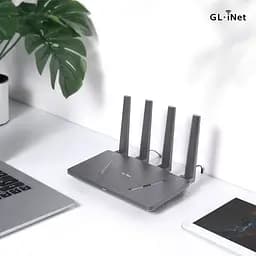 WiFi 6 маршрутизатор GL.iNet Flint (GL-AX1800-EU) гігабітний дводіапазонний (73-01004) - мініатюра 14