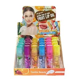 Блеск-масло для губ роликовый Comfor Beauty, упаковка 24 шт.