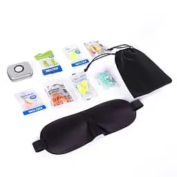 Подарунковий набір для чоловіка | Маска для сну + чохол + беруші для чоловіка, хлопця, брата, друга, тата, начальника на день народження, свято, річницю (1043-02)