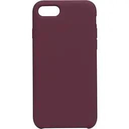 Чохол Soft Case No Logo для Apple iPhone 7/iPhone 8/iPhone SE (2020) Maroon