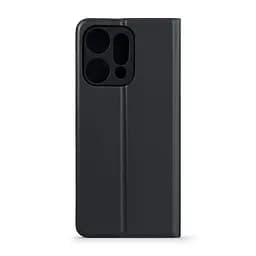 Чехол-книжка для OPPO Reno14 Pro 5G, OneFold Case, черный, из экокожи (PU) и TPU, с магнитом, с подставкой и отделением для карт, трансформируется в подставку, противоударный, защита всего корпуса, ArmorStandart (ARM87166) - мініатюра 2