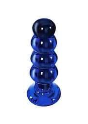 Анальна пробка Radiant Glass Buttplug 11.5 см (синій)