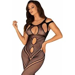 Бодистокинг Obsessive Bodystocking G322 S/M/L черный