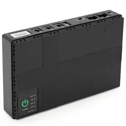 ДБЖ для роутера Merlion MINI DC1018P, 18W, Output: USB-5V, DC-5V/9V/12V, POE-15/24V, 1/2A, Li-ion 10400mAh, 160х105х32мм - мініатюра 8