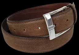 Ремінь чоловічий Vanzetti Vintage 116 см 3.3 см шкіра Коричневий - мініатюра 3
