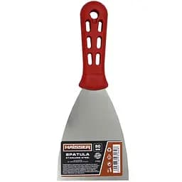 Шпатель Haisser з нержавіючої сталі 80 мм червоний (127531)