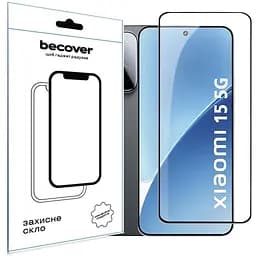 Стекло защитное BeCover Xiaomi 15 5G Black (713419)