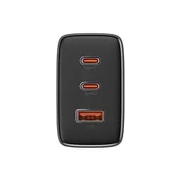 Мережевий зарядний пристрій Baseus Cube Pro Fast Charger 2C+U 65W чорний P10152301113-00 - мініатюра 7