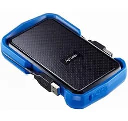 Зовнішній HDD накопичувач Apacer 1Tb AC631 Black-Blue USB (AP1TBAC631U-1) - мініатюра 4