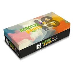 Набір акрилових фарб Art Craft 5083-AC 18 штук по 20 мл