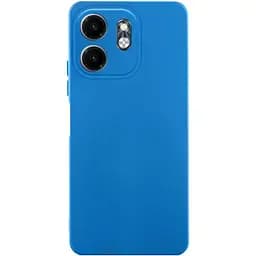 Чохол TPU Getman Liquid Silk Full Camera для Infinix Smart 9 4G / Hot 50i Синій / Royal blue
