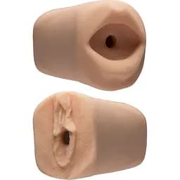 Мастурбатор двухсторонний Doc Johnson Mia Malkova / Vicky Vette UltraSkyn