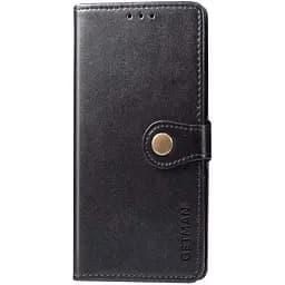Чехол-книжка Getman кожаный Gallant PU для Xiaomi Redmi 12C Черный