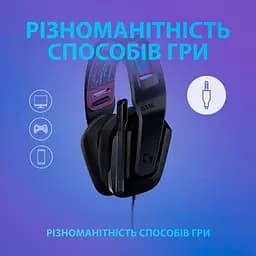 Ігрова гарнітура Logitech G335 Wired Gaming Headset Black (981-000978) - мініатюра 3