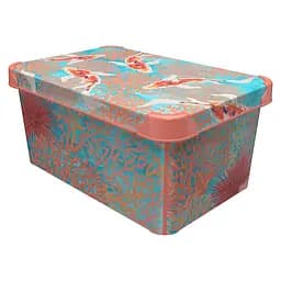 Коробка Qutu Style Box Coral 10 л 34.5х23х16 см кораловий (STYLE BOX с/к CORAL 10л.)