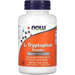 Аминокислота Now L-Tryptophan Powder 57 г