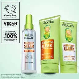 Спрей для пухнастого та сухого волосся Garnier Fructis Keratin Sleek для розгладження та надання блиску 150 мл - мініатюра 10