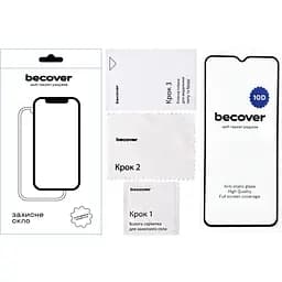 Захисне скло BeCover для Motorola Moto E13 10D Black (711520) - мініатюра 2