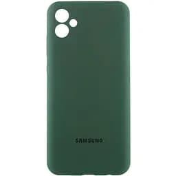 Чохол Lakshmi Silicone Cover Full Camera AAA with Logo для Samsung Galaxy A05 Зелений/Cyprus Green
