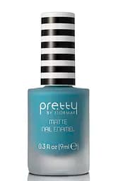 Лак для нігтів матовий Pretty Matte Nail Enamel, відтінок 008 (Aqua), 9 мл (8000018545923)