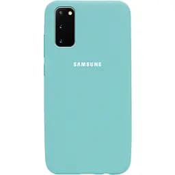 Чохол Silicone Cover Full Protective Samsung Galaxy S20 turquoise
