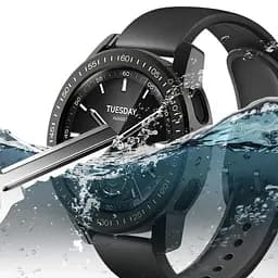 Захисний чохол Tamister для смартгодинника Xiaomi Mi Watch Color 2 з плівкою сріблястий - мініатюра 7