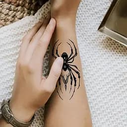 Набір дитячих тимчасових татуювань "Чорні міні №4" Fresh Tattoo black-tattoo-mini-set-4-H - мініатюра 5