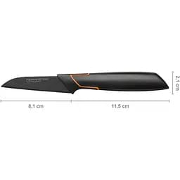 Ніж кухонний Fiskars Edge для овочів 8 см Black (1003091) - мініатюра 5
