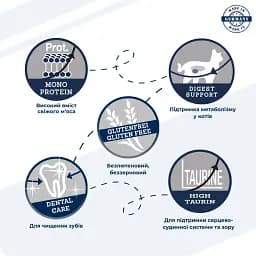 Вологий корм для дорослих котів Dr.Clauder’s Best Selection №2 телятина з яблуком 200 г - мініатюра 2