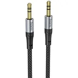 Аудiокабель Hoco UPA26 AUX Fresh audio cable 1 м чорний
