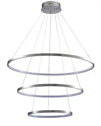 Підвісний світильник, люстра Goldlux 330048 Lea 3 Led 3x60W 4000K 8000Lm IP20 Срібло - мініатюра 2