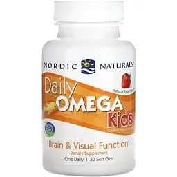 Рыбий жир для детей Nordic Naturals Daily Omega Kids фруктовый вкус 30 капсул