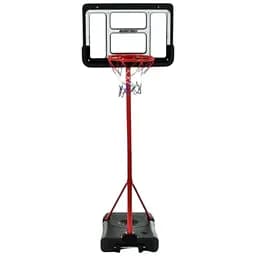 Баскетбольне кільце MR 1529 на стійці, регульована висота 128–193 см, щит 52x36 см, м’яч і насос у комплекті