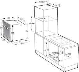 Духовка електрична Gorenje BOS67372CLI - мініатюра 2