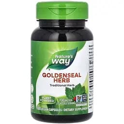 Гідрастис канадський Nature's Way Goldenseal Herb 700 мг 100 капсул