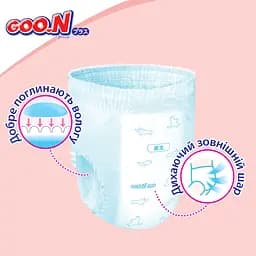 Упаковка трусиків-підгузків Goo.N Plus ХXL (13-25 кг) для дітей унісекс 56 шт. (28 шт. х 2 шт.) - мініатюра 8
