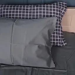 Наволочка MirSon Сатин 22-1372 Silver Checkered 45х45 см серая (2200010474695)