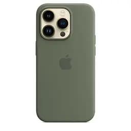 Силіконовий чохол CasePro Silicone Case з MagSafe Olive для iPhone 14 Pro - мініатюра 2