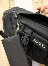 Велика чоловіча поясна сумка бананка для планшета Sambag 38х21 см sum0027311 - мініатюра 19
