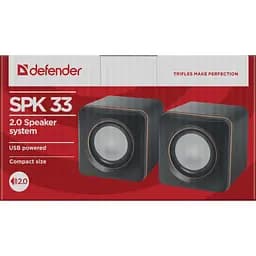 Акустика Defender 2.0 SPK 33 5W USB Black (65633) - мініатюра 2