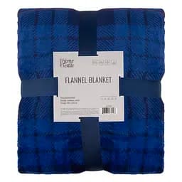 Плед Ardesto Flannel 160х200 см 100% полиэстер клеточка синий (ART0134PB)