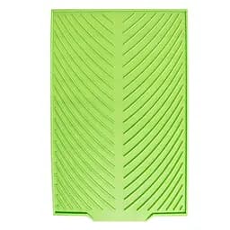 Силіконовий килимок для сушіння посуду зі зливом підставка-килимок для мокрого посуду 39х25 см, Kitchen Master 86142