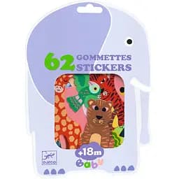 Набір фігурних наліпок Djeco Тварини сафарі (DJ00059)