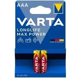 Батарейка Varta AAA Longlife Max Power лужна х 2 (04703101412)