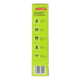 Світлодіодний світильник Eurolamp аварійний з акумулятором 30 SMD, 6W, 6500К (EM-30SMD/6W) - мініатюра 4