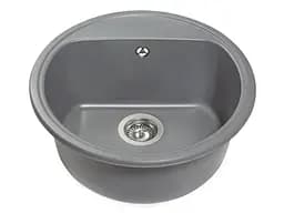 Кухонна мийка Miraggio MALIBU gray (0000027) Граніт, Врізна, Сірий - мініатюра 3